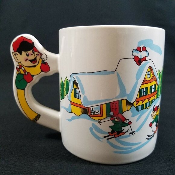 THE Love Mug Coffee Cup Christmas Elves - Picture 6 of 12